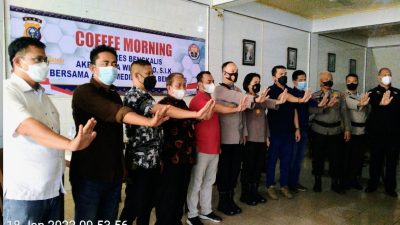 Coffee Morning Kapolres Dengan Insan Pers di Pulau Bengkalis, Ini Sambutan AKBP Indra Wijatmiko