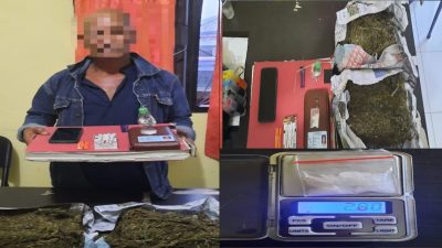 Pria 60 Tahun Serta 2 Kg Ganja dan 2 gram Sabu di Amankan Satreskoba Polres Bener Meriah