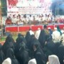 Teks foto : Suasana puncak acara Sholawat sempena HUT PDI-P ke-49 yang digelar DPC PDI-P Kabupaten Bengkalis, Sabtu (29/01/2022) malam (Istimewa).