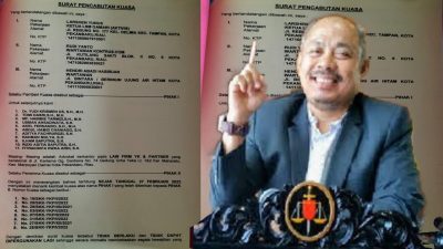 Tim hukum YK dan Partner Cabut Kuasa Hukum Terhadap Kliennya L dan R