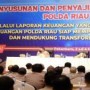 Teks foto : Kapolda Riau Irjen Pol Mohammad Iqbal berikan apresiasi atas upaya jajarannya, (Istimewa).
