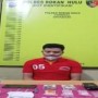 Teks foto : Tersangka AS pemilik sabu di Mapolres Rohul.
