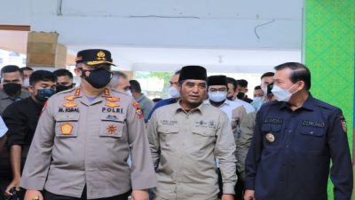 Peringati Harlah NU Ke-96, PWNU Riau dan Polda Riau Serta Walikota Bersinergi, Lakukan Vaksinasi Massal
