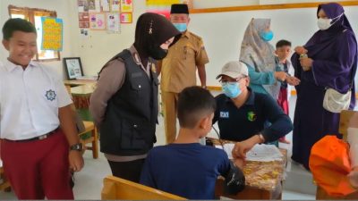 Giat Srikandi Squad-01 Polres Merangin Kembali Himbau Vaksinasi dan Prokes
