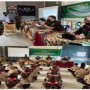 Teks foto : Tim JMS dan Kasi intel Kajari Pelalawan, berikan Materi kepada siswa SMP Negeri Bernas Provinsi Riau (Istimewa).