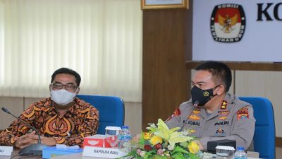 Persiapan Perhelatan Nasional Pemilu 2024, Kapolda Riau jalin Koordinasi dengan KPU Riau