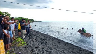 Survey Sektor Pertanian Kabupaten Dompu, Putra Asli Riau T Rusli Ahmad Sekaligus Resmikan Pacu Kuda di Pantai Mandalika