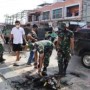 Teks foto : Tim Gabungan gelar gotong royong bersama di Kecamatan Bengkalis (Istimewa).