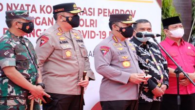 Kapolri Kunjungi Isolasi Terpadu Asrama Haji Pekanbaru : Pelayanan dan Sarana Sangat Baik