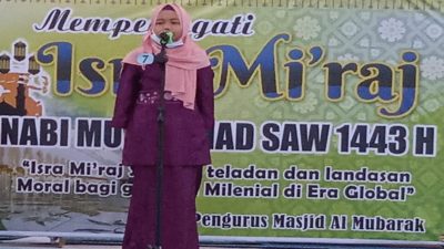 Isra Mi’raj sebagai Teladan & Moral bagi Generasi Milenial di Era Global, Masjid Al-Mubarak Gelar Lomba Baca Ayat Suci Al-Quran dan Azan