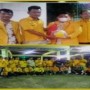Teks foto : Foto Bersama Seluruh Jajaran pengurus dan Ketua DPD ONUR Menyerahkan hadiah atas prestasi kepada Ketua DPC Est 3 (foto/Soni Lahagu).