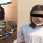 Teks foto : Barang Bukti dan Pelaku inisial DM cewek 19 tahun