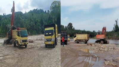 Galian C di Sungai Kampar Diduga Milik Kades Bandur PICAK