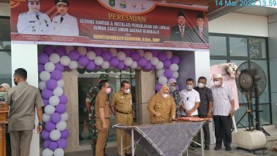 Bupati Bengkalis Kasmarni Resmikan Gedung Kantor dan IPAL RSUD, Ini Harapannya