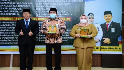 Launching 17 Aplikasi Inovasi Sekaligus Penandatanganan MoU PA Bengkalis dengan 15 Instansi Terkait Pelayanan Masyarakat
