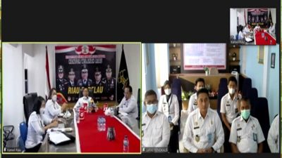 Lapas Bengkalis Mengikuti Kegiatan Zoom Meeting Kehumasan di Lingkungan Kanwil Kemenkumham Riau