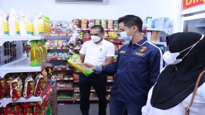 Polres Langsa Cek Ketersediaan Minyak Goreng di Sejumlah Toko Swalayan dan Pasar