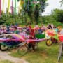 Ket foto : Pemerintah Desa Simpang Ayam Gelar lomba Sepeda Hias, lomba hafalan surah pendek dan lomba mewarnai (dok.DPC AJOI Bengkalis).