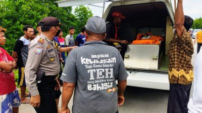 Warga Bantan Tengah Digegerkan Dengan Penemuan Sesosok Mayat di Dalam Sungai