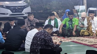 Ketua PWNU dan Dandenpom 1/3 Pekanbaru Gelar Yasinan Bersama Anak Yatim di RA Kopi Aren Palas