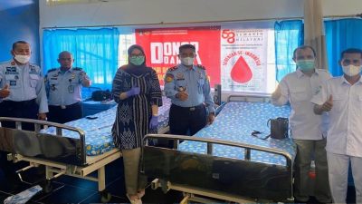 Lapas Bengkalis Giat Donor Darah Dalam Rangka HBP ke-58, “Pemasyarakatan PASTI dan BerAKHLAK mewujudkan Indonesia Maju”