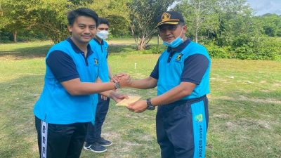 Lapas Kelas IIA Bengkalis Kanwil Kemenkumham Riau Laksanakan Giat Lari Pagi Sekaligus Pisah Sambut 2 Pegawai yang Bertugas di Tempat Baru