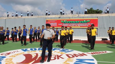Hari Bhakti Pemasyarakatan ke 58, Lapas Kelas IIA Bengkalis Kanwil Kemenkumham Riau Gelar Pekan Olahraga dan Seni Bagi WBP