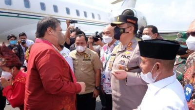 Kunker ke RAPP, Menko Perekonimian Puji Penanganan Covid-19 Oleh Polda Riau Bersama TNI