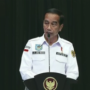 Teks Foto : Presiden Ir. H. Joko Widodo saat memberikan sambutan pada acara pembukaan silaturahmi nasional APDESI tahun 2022, Jakarta, 29 Maret 2022. ( Youtube Sekretariat Presiden)