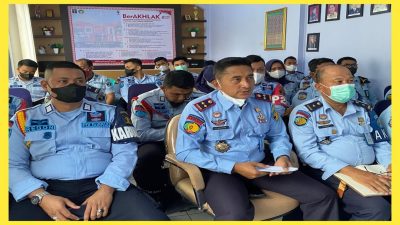 Dirkamtib Ditjen Pemasyarakatan dan Kadiv Pas Kemenkumham Riau Berikan Penguatan Tusi Pengamanan