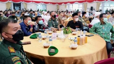 Bupati Rohil Afrizal Sintong Menghadiri Syukuran Dirgahayu Korem 031 Wirabima Yang ke – 63