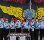 Teks foto : Razia rutin akan terus dilakukan secara acak oleh Lapas Bengkalis (foto/dok.Humas Lapas Kelas IIA Bengkalis).