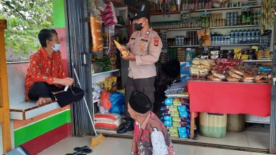 Sat Binmas Polres Merangin Menitoring Ketersedian Migor di Toko Lokasi Simpang Harapan Kelurahan Pasar Atas Bangko
