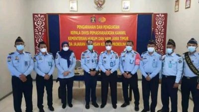 Kadivpas Kemenkumham Jatim Lakukan Kunjungan Kerja Perdana Ke Rupbasan Probolinggo