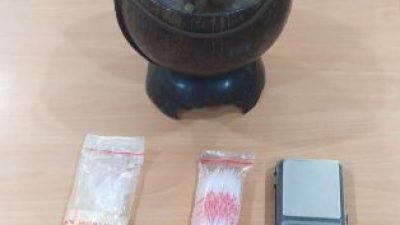 Simpan Sabu dalam tempurung diamankan Reskrim Polsek Limapuluh