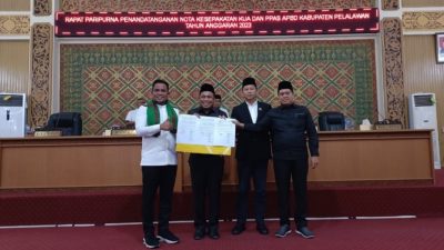 Rapat Paripurna DPRD Kabupaten Pelalawan, Penandatanganan KUA – PPAS Tahun 2023