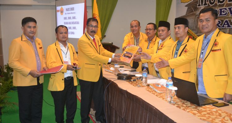 Mubes ke-II DPP Onur, Asoaro Gea kembali terpilih menjadi Ketua Umum Onur periode 2023-2027