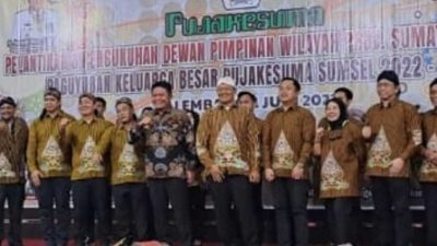 H. Herman Deru Menghadiri Pelantikan Pengurus DPW Pujakesuma Sumsel