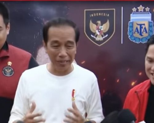 Joko Widodo Bangga dan Puas Permainan Timnas Garuda Meski