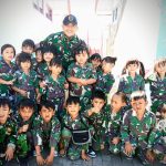 Koramil Sukapura Wasbang di Lembaga Taman Kanak-Kanak
