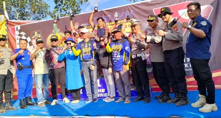 Juara Lomba Grasstrack KAPOLRES OKI CUP memperingati HUT Bhayangkara ke-77