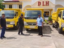 Tingkatkan Kebersihan Kota, DLH Rohil  Dapat Tambahan 5 Unit Dump Truck