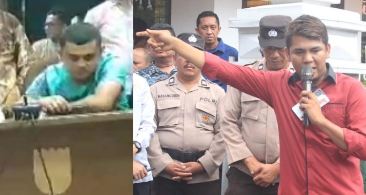 Koordinator Gawat Menduga Teva Iris Penyusup Saat Demo Sekwan DPRD Kota Pekanbaru