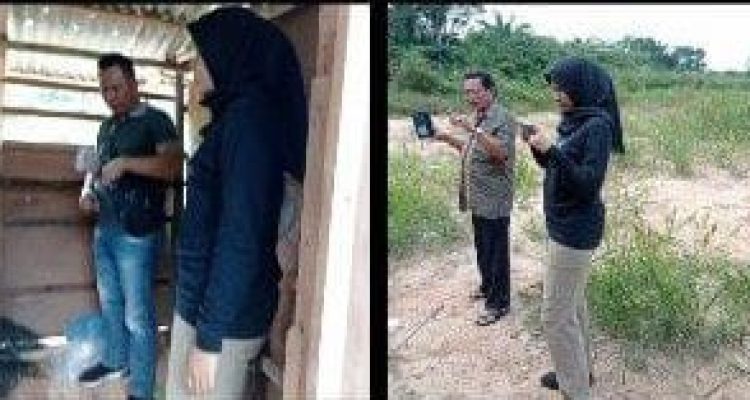 Penyidik Unit PPA Polresta Pekanbaru Lakukan Olah TKP Pemerkosaan di Lokasi Lahan ONUR