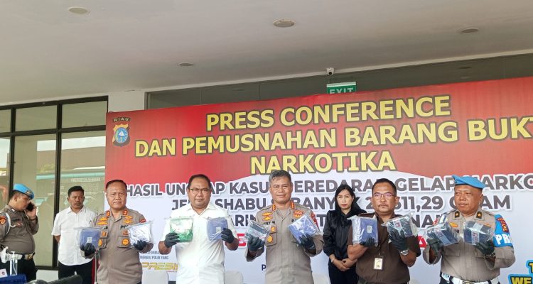 Ditresnarkoba Kembali Polda Riau Gagalkan Pengedar Narkoba Jaringan Internasional