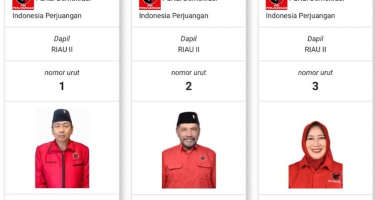 Kapitra Ampera nomor urut 1 caleg DPR RI PDIP dari Dapil Riau 2