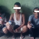 Tim Unit Intel Kodim 0321/Rohil Tangkap 3 Warga Sedang Menggunakan Narkoba Di Rumah Kosong