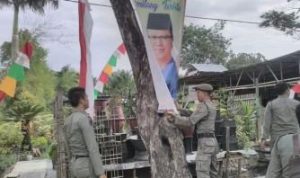 Pj Wali Kota perintahkan Satpol PP copot baliho yang dipaku di pohon