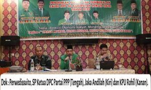 DPC PPP Taja Kegiatan Pendidikan Politik dan Pembekalan Caleg PPP di Rokan Hilir