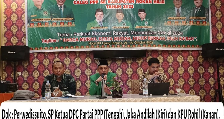 DPC PPP Taja Kegiatan Pendidikan Politik dan Pembekalan Caleg PPP di Rokan Hilir